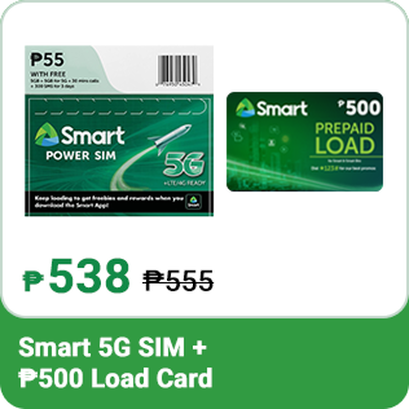 Smart Prepaid Power SIM + P500 Load Card, , hi-res image number 0